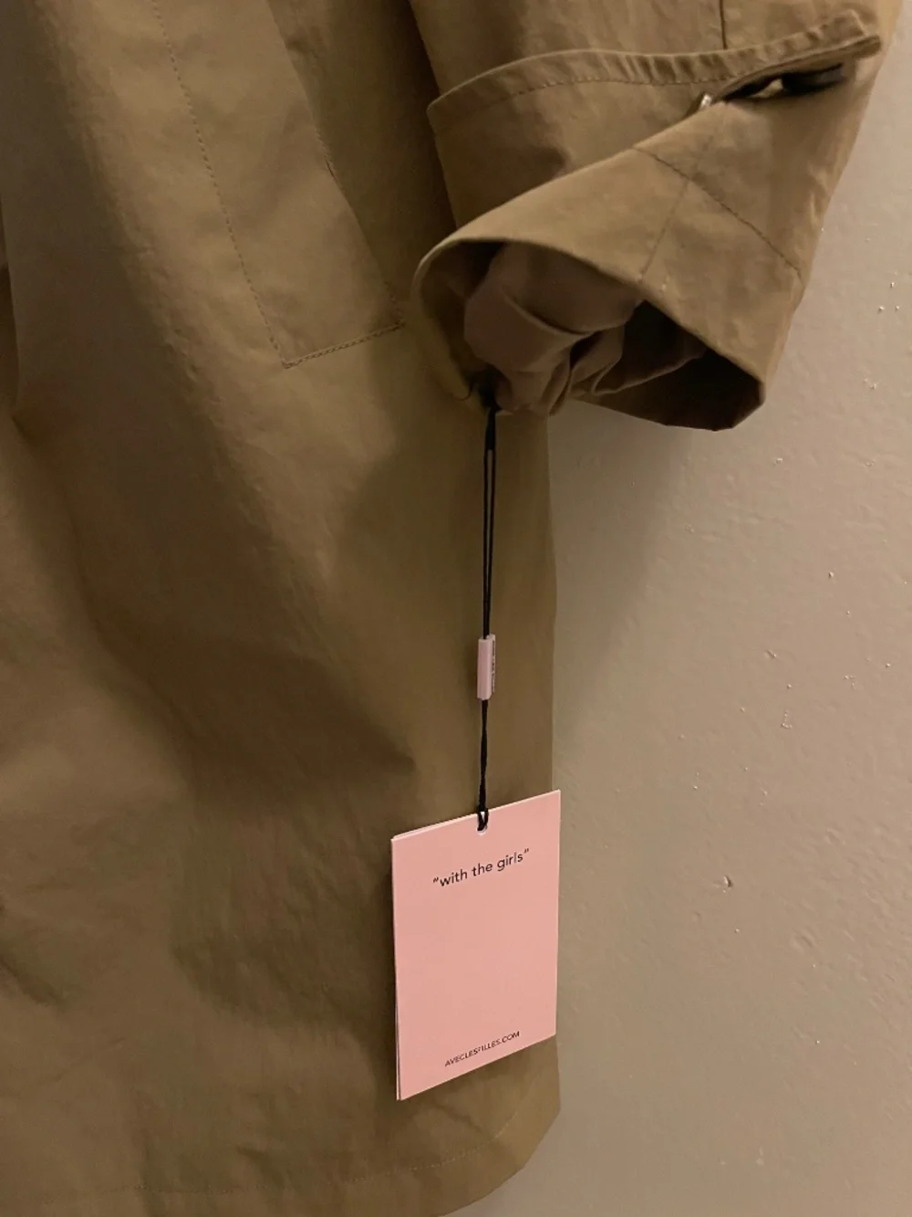 Avec Les Filles Hooded Cape Raincoat - Picture 5 of 7